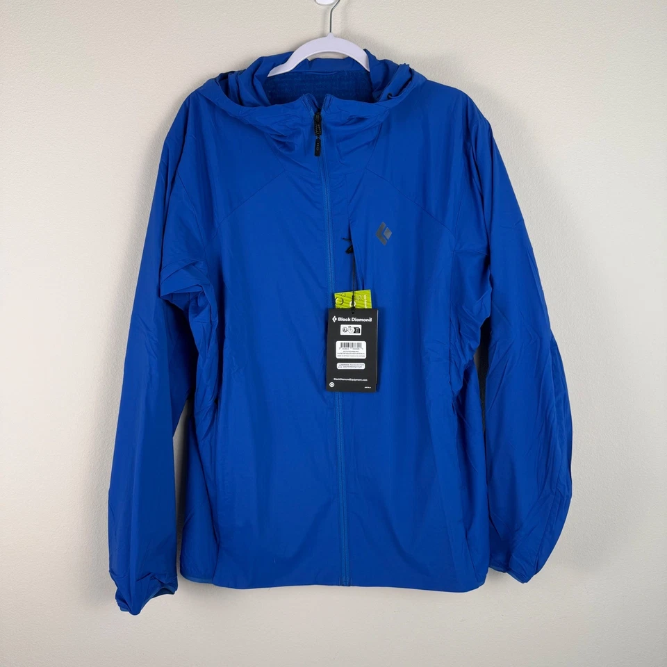 Chaqueta con Capucha Aislada Black Diamond Alpine Start Para Hombre Grande Drifter Azul Nueva con Etiquetas Foto 3 de 4