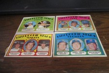 4) 1972 Topps Rookie baseball cards #61 Cubs #124 Yankees #162 Royals #489 Expos