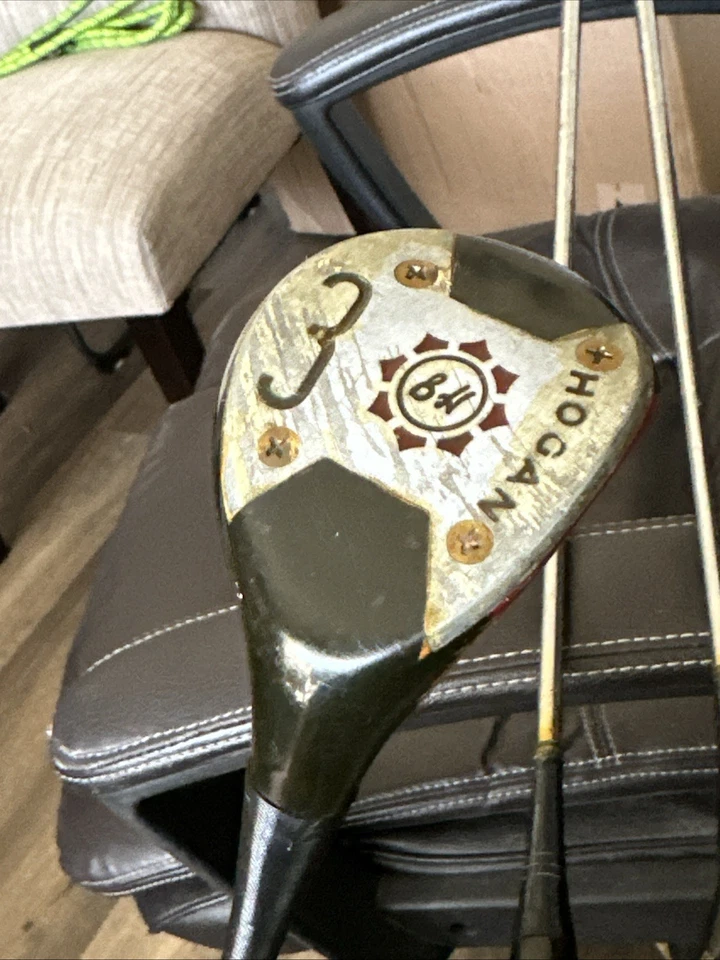 Vintage Ben Hogan 3 Wood Laminated Set: 3,4,5, Wood Set Right Handed - Image 2 of 4