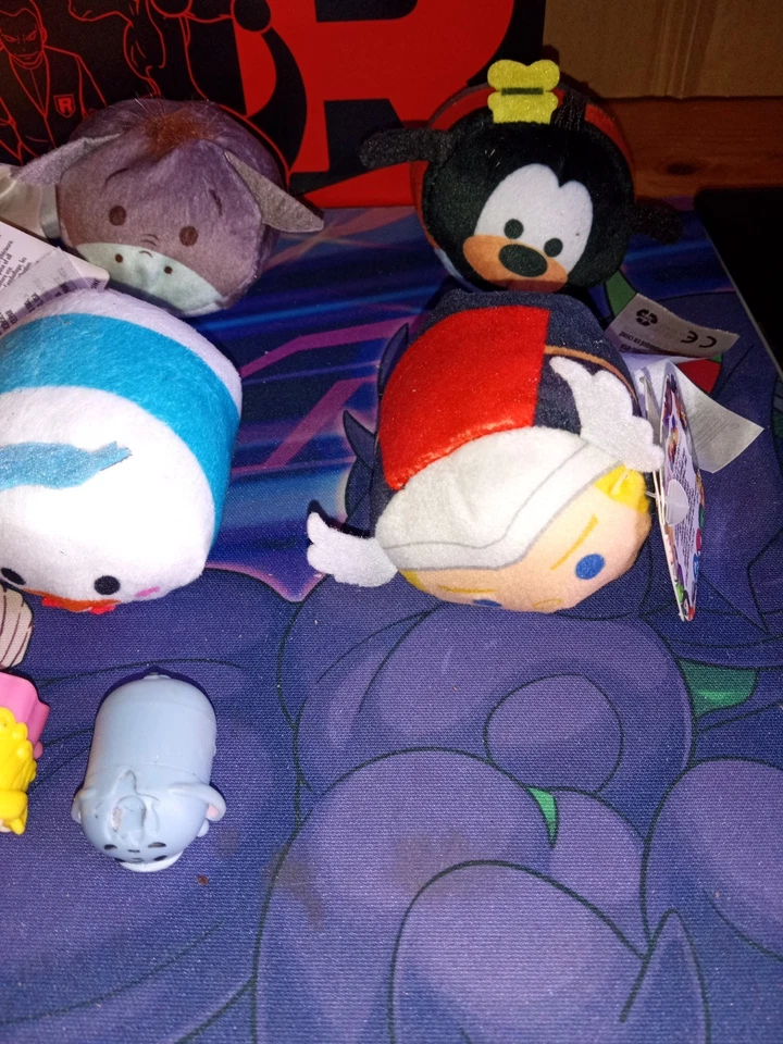 Disney Tsum Tsum Lote Mini Goma/Felpa De 16 - Ariel - Sirenita Tritan Foto 3 de 4