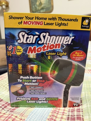 #ad As Seen on TV Star Shower Laser Motion Christmas Lights. $10.00