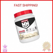 Muscle Milk Genuine Protein Powder, Vanilla Crème, 1.93 Pounds, 12 Servings, 32g 15.58 per gallon