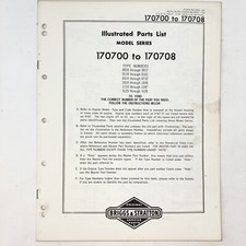Vtg 1973 Briggs & Stratton 170700-170708 Illustrated Parts List