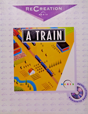 IBM PC -- A TRAIN (MAXIS - CD-ROM)