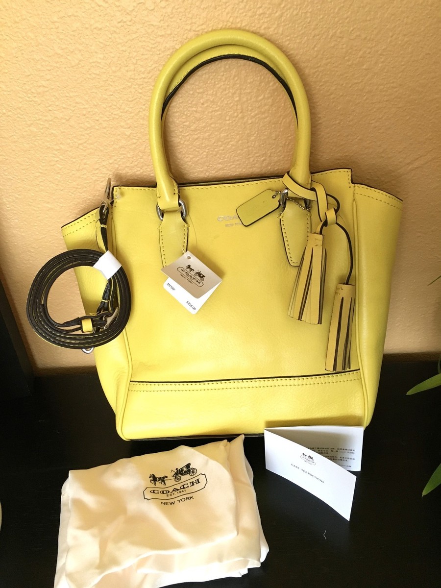 囧ページ NWT COACH 48894 Mini Tanner Leather Crossbody Satchel Purse