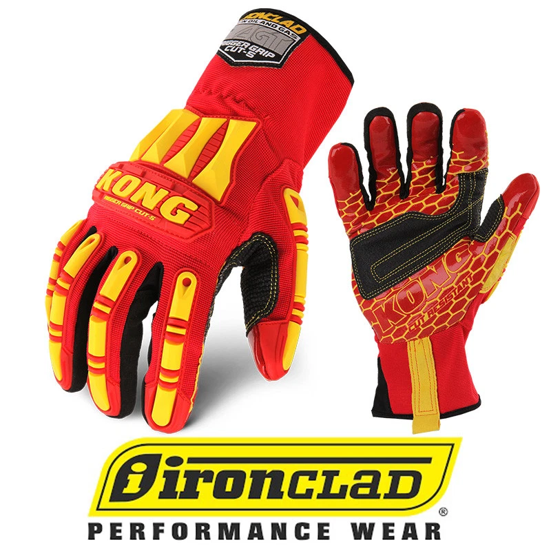 Ironclad KRC5 Kong Rigger Grip A5 Cut Oil and Gas Glove