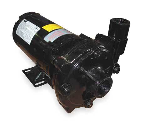 DAYTON 2ZXN5 Pump,1-1/2 HP,3 Ph,230/460V AC 2ZXN5 - Picture 2 of 2