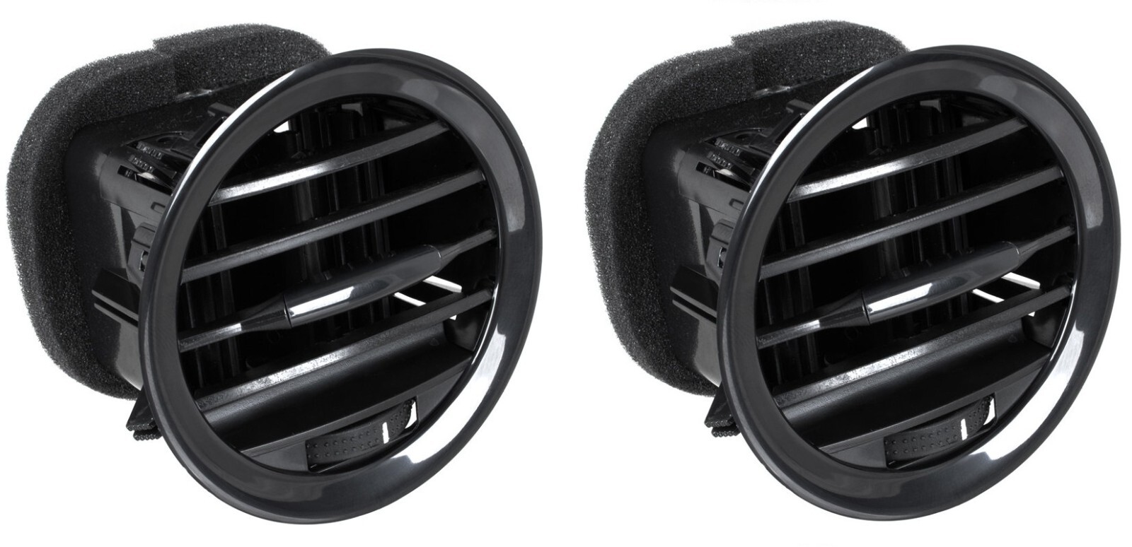 Aérateur central Opel Corsa D Adam kit double pour un flux d'air ajusté noir