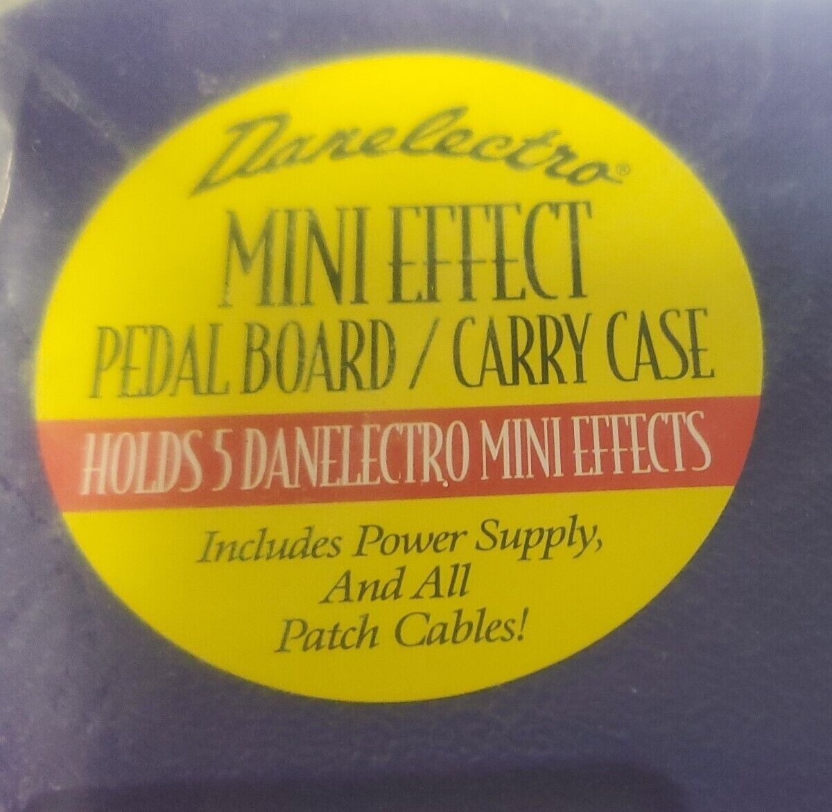 DANELECTRO ELECTRIC GUITAR MINI PEDAL BOARD 5 EFFECTS PEDALS CARRING HARD CASE eBay