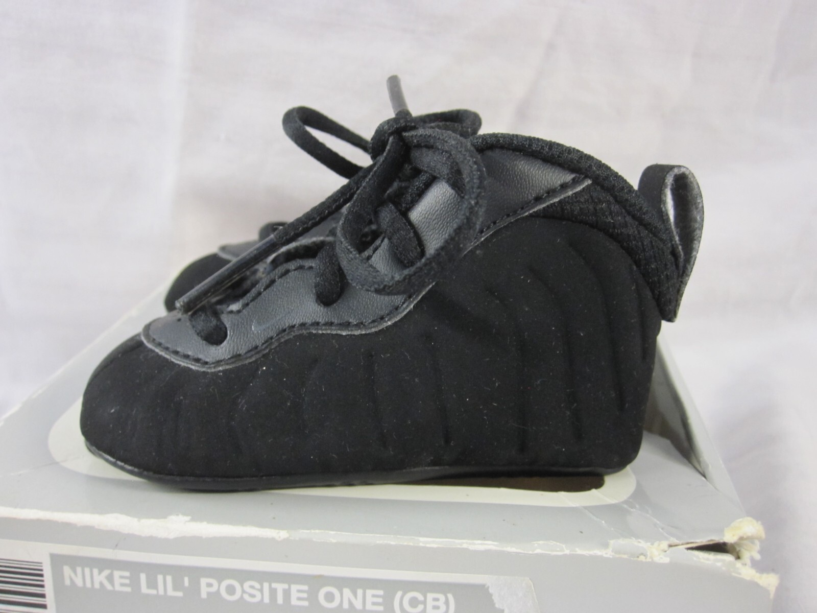 PONY Scarpe con culla Nike Little Posite One uomo 2C nere sintetiche mid top 644790 003