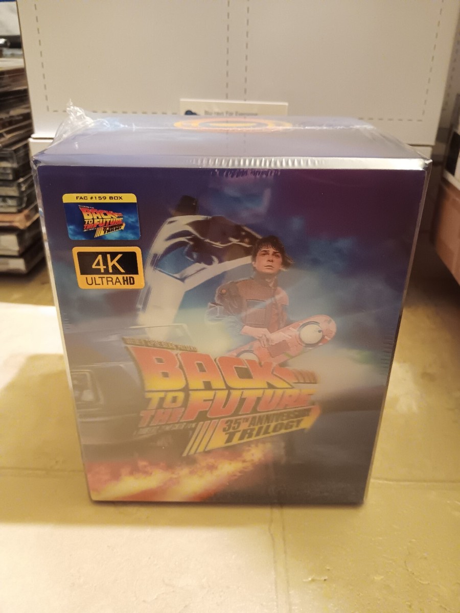 Back to the Future Trilogy 4K 1-Click Maniacs Box SteelBook 2 3