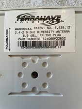 Terrawave Solutions 2.4-2.5GHz 6.5dBi RP TNC Plug Diversity Antenna T24065P23602