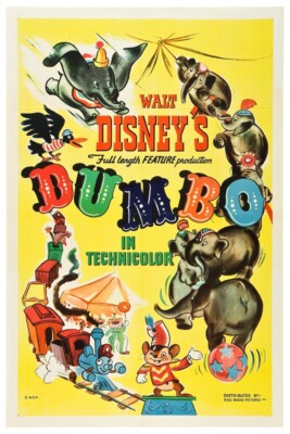 DISNEY'S DUMBO MOVIE  - COLLECTOR POSTER  (B2G1 FREE!!)