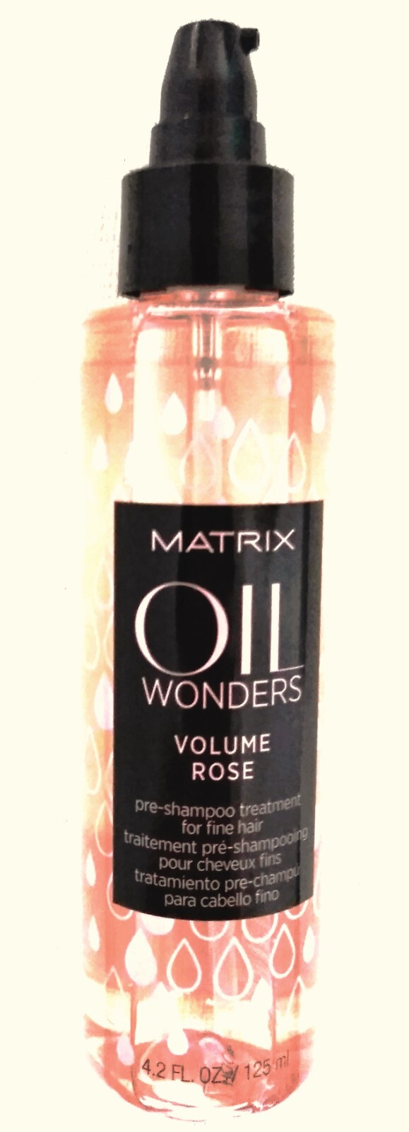Matrix Oil Wonders Volume Rose Pre Shampoo Treatment for Fine Hair, 4.2 fl. oz.
