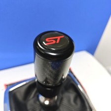 BLACK CARBON ST WEIGHTED SHIFT GEAR KNOB for FOCUS MK2 MK3 MK4 FIESTA MK7 KUGA R