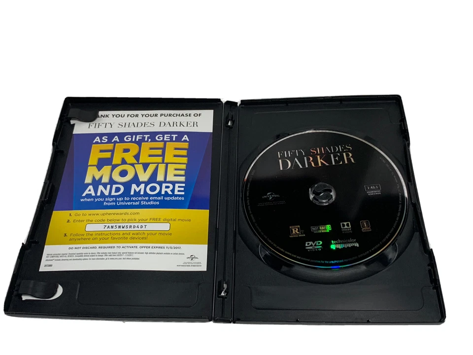 Fifty Shades of Grey & Darker DVD Collection (W Slipcovers) UNRATED. Used - Image 4 of 4