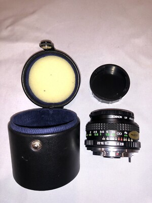 Minolta Rokinon wide-auto f 1:28 mc f=28mm 49mm NEW W/case!