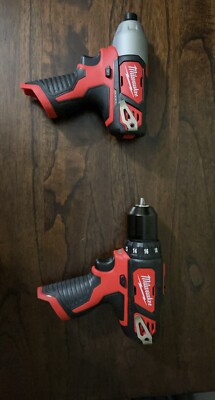 Milwaukee M12 Cordless 2 Tool Combo Impact Driver And Hammerdrill