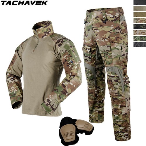 Mens Tactical Shirt Pants US Army 