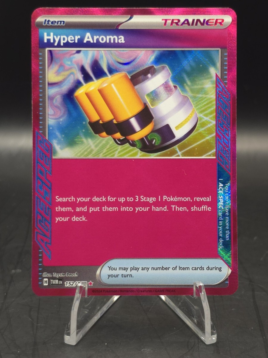 Pokémon TCG Hyper Aroma Twilight Masquerade 152/167 Holo Ace Spec NM