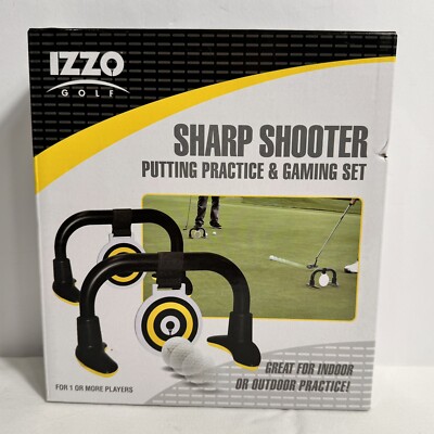 NEW IZZO Golf Sharp Shooter Putting Practice And Gaming Set