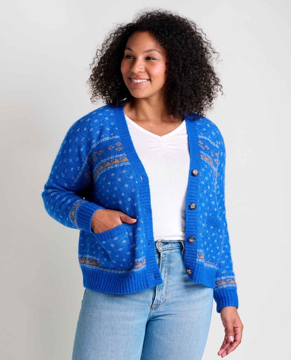 売れ筋商品|||ドード アンドコー パーカー・スウェットシャツ アウター レディース Toddy T-Neck Sweater - Women's Nautical Fair Isle Women's Toad&Co Toddy T-Neck Sweater | Zappos.com