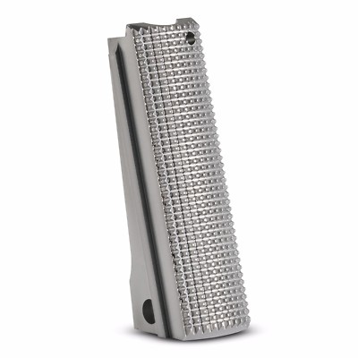 1911 Mainspring Housing Stainless steel Checkered - Full size