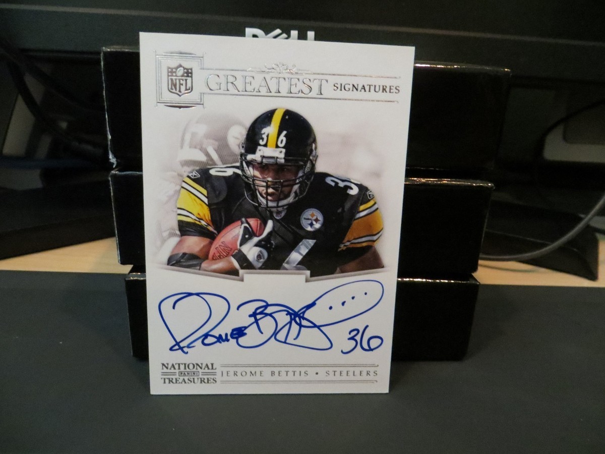 [5シリ]Jerome bettis nfl auto 2021 Panini Flawless Emerald On-Card Auto Jerome Bettis 5/5