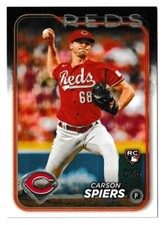 2024 Topps Baseball Series 2 #365 Carson Spiers RC - Cincinnati Reds