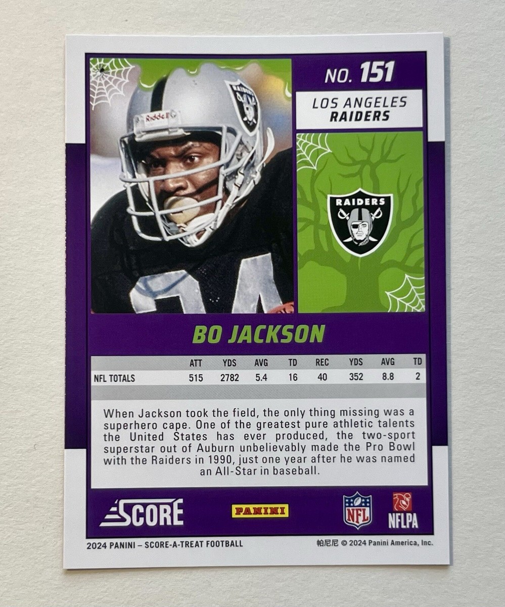 2024 Panini Score-A-Treat Bo Jackson Orange Pumpkins #151 Los