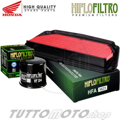 HIFLOFILTRO Filtro Aria + Olio HONDA CB 650 R Neo Sports Cafe 2019 2020 2021 2022 2023 / Kit