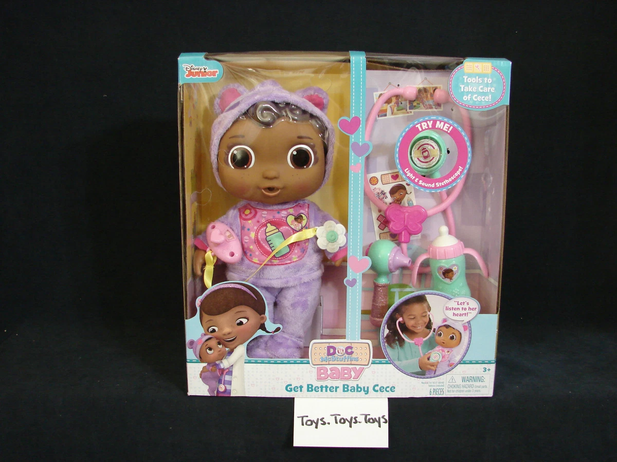 Doc McStuffins Get Better Baby Cece Doll New 2019 African American