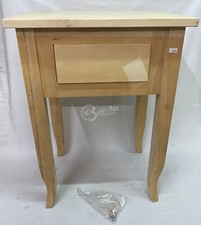 Comodino in legno grezzo con cassetto da verniciare decorare 62x44x33 cm arredo