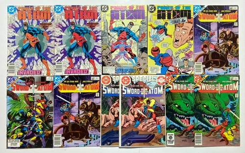 POWER OF THE ATOM # 1 3 2 4 5 7 SWORD OF THE ATOM DC 11 Comic Book LOT J4,868