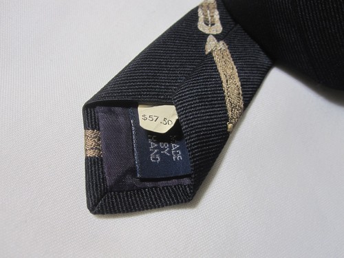 Vintage Polo Ralph Lauren Equestrian Belt Stripe Embroidered 100% Silk Tie - Picture 8 of 23