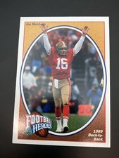 1991 Upper Deck Joe Montana San Fransico 49ers Football Card #7 of 9 Heroes NFL