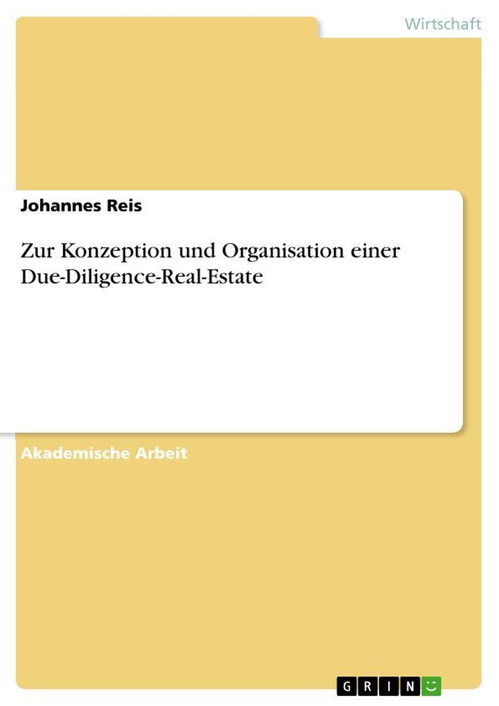 Thumbnail - Zur Konzeption Und Organisation Einer Due-diligence-real-estate