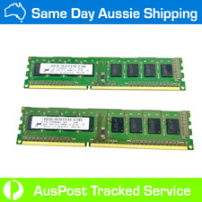 ?? Micron 4GB Kit 2x2GB DDR3 Memory RAM PC3-10600U 1333MHz 497157-D88