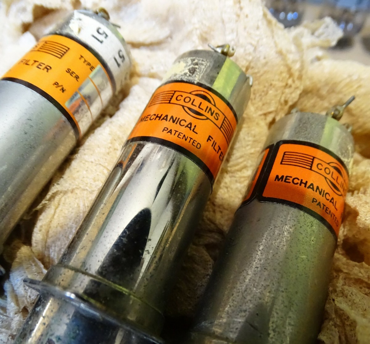 コリンズ526ー9162ー009Collns MechicailFilter Collins Ham radio Mechanical Filter Type F 455 N 160 P/N 526 9162