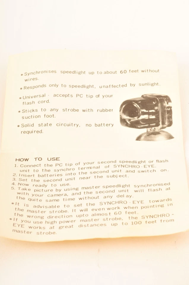 Plusblitz / Nissin Synchro Eye Slave Cell Unit for Flash - Image 4 of 4