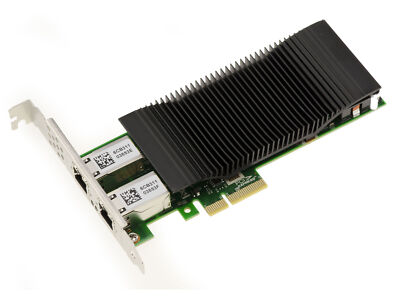 Pcie x4 Dual Gigabit Ethernet - Schalltknopf Over Poe + 30W - Intel I350
