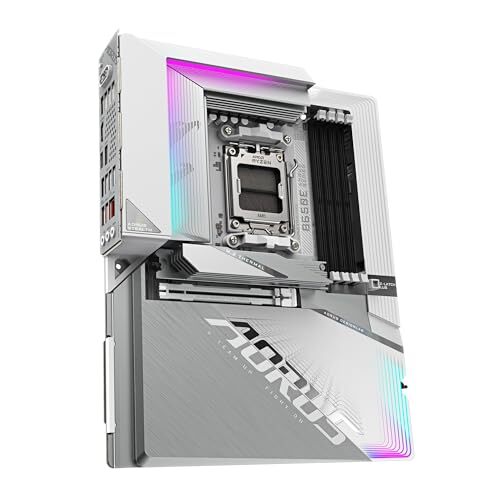 GIGABYTE B650E AORUS STEALTH ICE Motherboard AM5 DDR5 Heatsink AMD 9000-7000 NEW - Picture 2 of 6