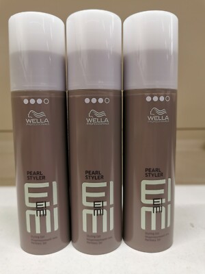 3x Wella EIMI Pearl Styler Styling Gel Haargel mit starkem Halt 100 ml