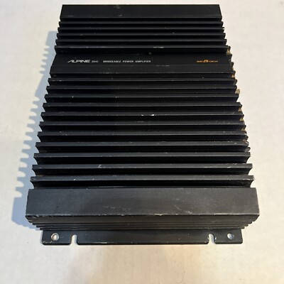 Old School ALPINE 3541 BRIDGEABLE POWER AMPLIFER 2 channel Mono | eBay