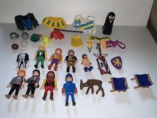 Playmobil Lot of People Pirate Knight Clown Deer Ghost Zombie Horse Accessories
