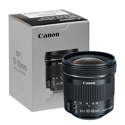 Objectif Canon EF-S 10-18 mm f/4,5-5,6 IS STM - Photo 1 sur 4