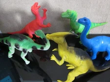 Ankyo Dino Figures Velociraptor Brontosaurus Parasaurolophus T-Rex Brachiosaurus