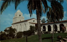 Junipero Serra Museum San Diego California vintage postcard d624