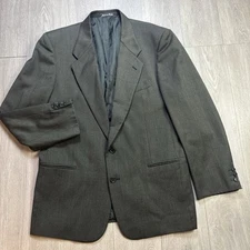 Valentino Men’s Blazer Dark Olive Green 42R 2 Button Sport Coat Jacket Italy