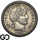 1906 Barber Dime, Beautiful Sharp Gem BU++
